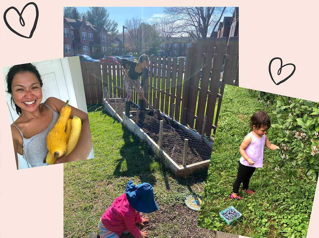 1st significant thing Pudding appreciates about life in Pennsylvania – the abundance of fresh local and (her own) homegrown backyard produce