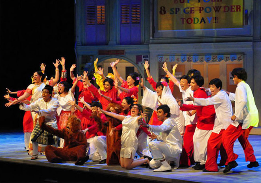 Rebecca performed in the revival of Dick Lee’s Fried Rice Paradise, in celebration of the People’s Association’s 50th anniversary.