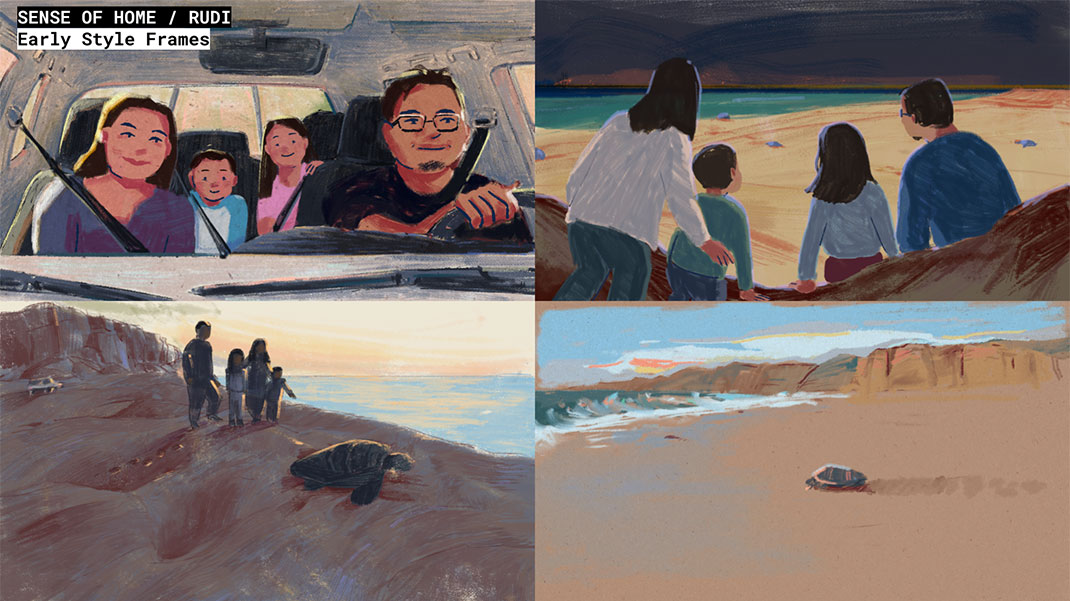 Illustrators were assigned to suit the flavour of the stories and the personality of the subjects.