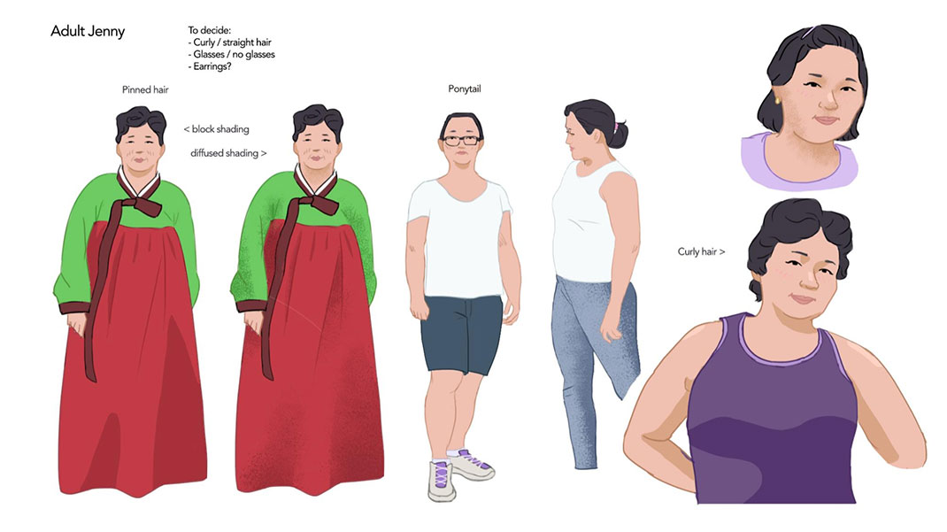 Illustrators were assigned to suit the flavour of the stories and the personality of the subjects.