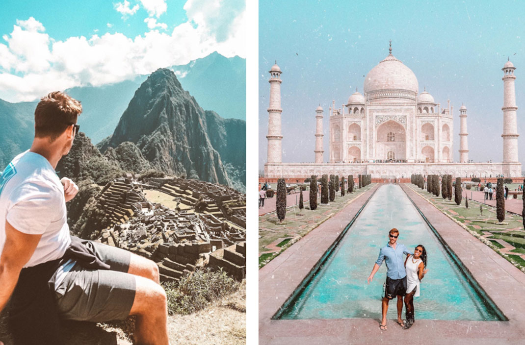 Mitch and Thuymi’s adventures have taken them to far-flung destinations, including many wonders of the world.
