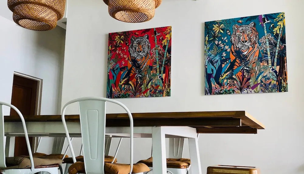 Cécile created these prints in 2022 to commemorate the Year of the Tiger.