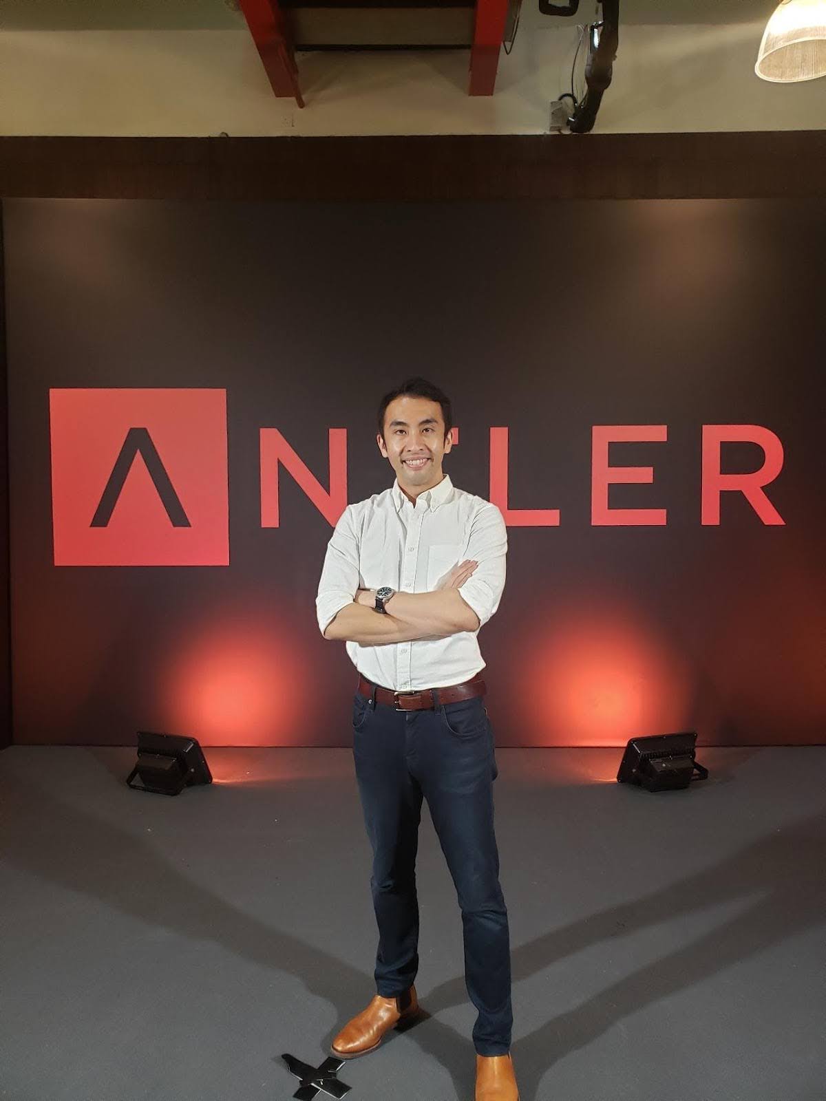 Derek gearing up for his pitch recording for Antler Demo Day.