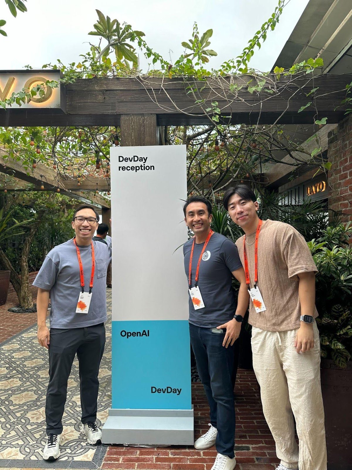 Derek pictured alongside Reforged Labs co-founders.