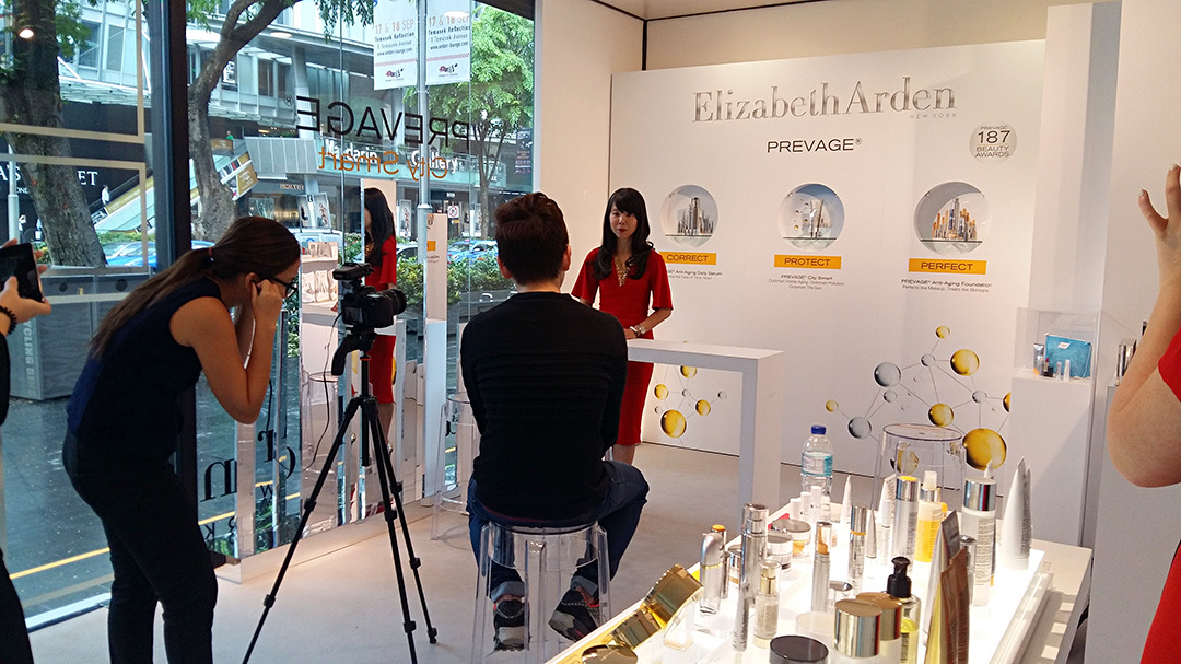 Representing Arden at an event in China