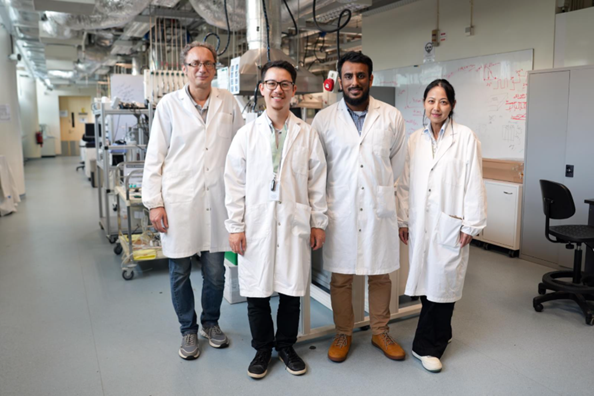 Nicholas with his team at Accelerated Materials.