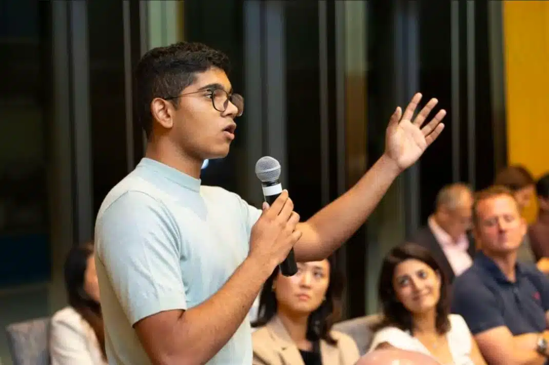 Presenting on sustainable profit for YPO, a global community of chief executives.