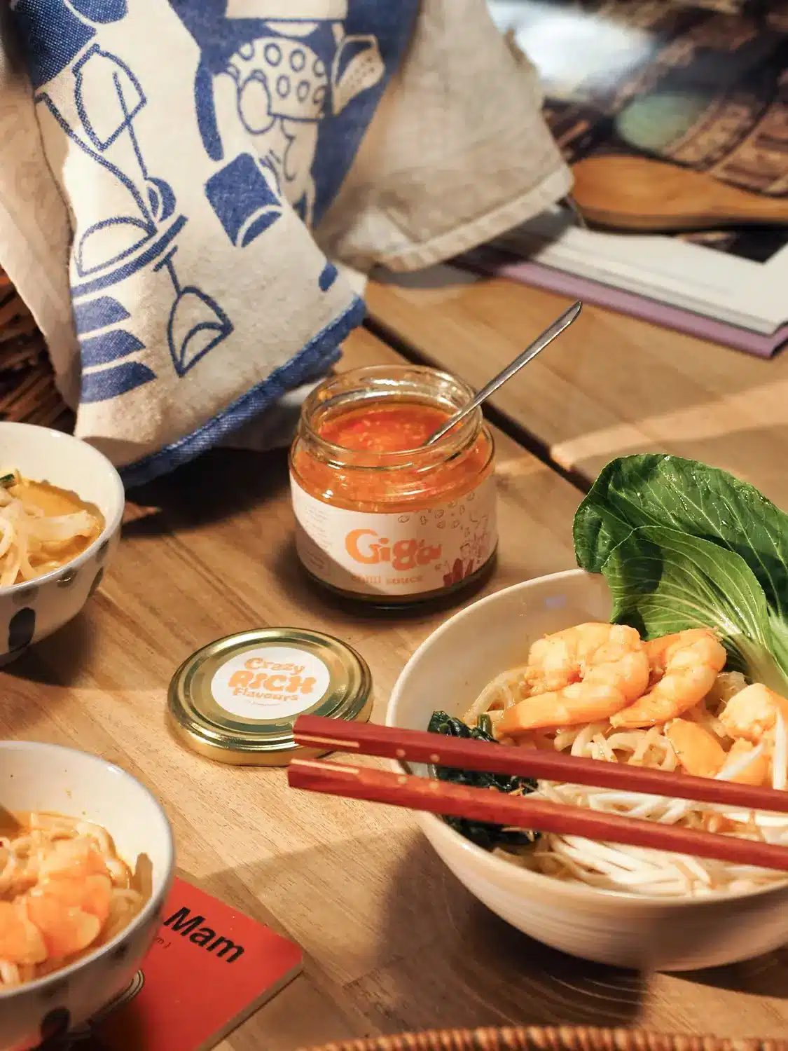 Homi Kitchen’s Giga Chilli Sauce, which has earned a cult following for its vibrant, punchy flavours.
