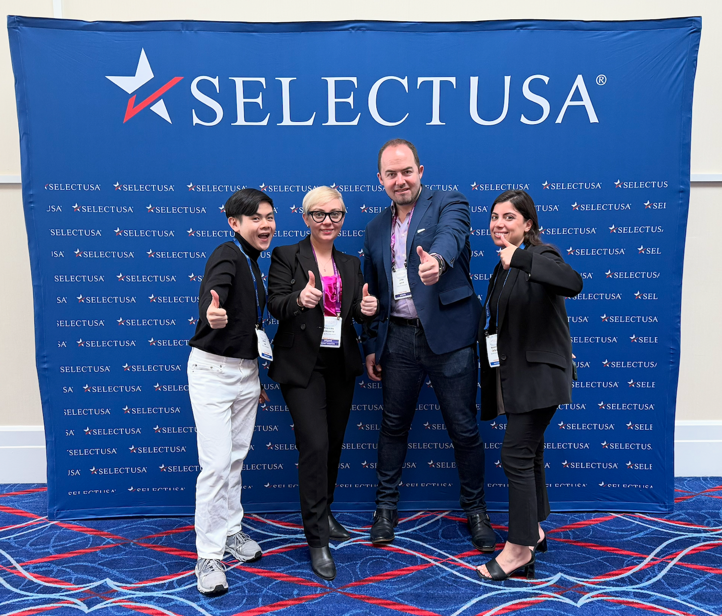 Jason and the QUAY Acceleration team at the SelectUSA Investment Conference.