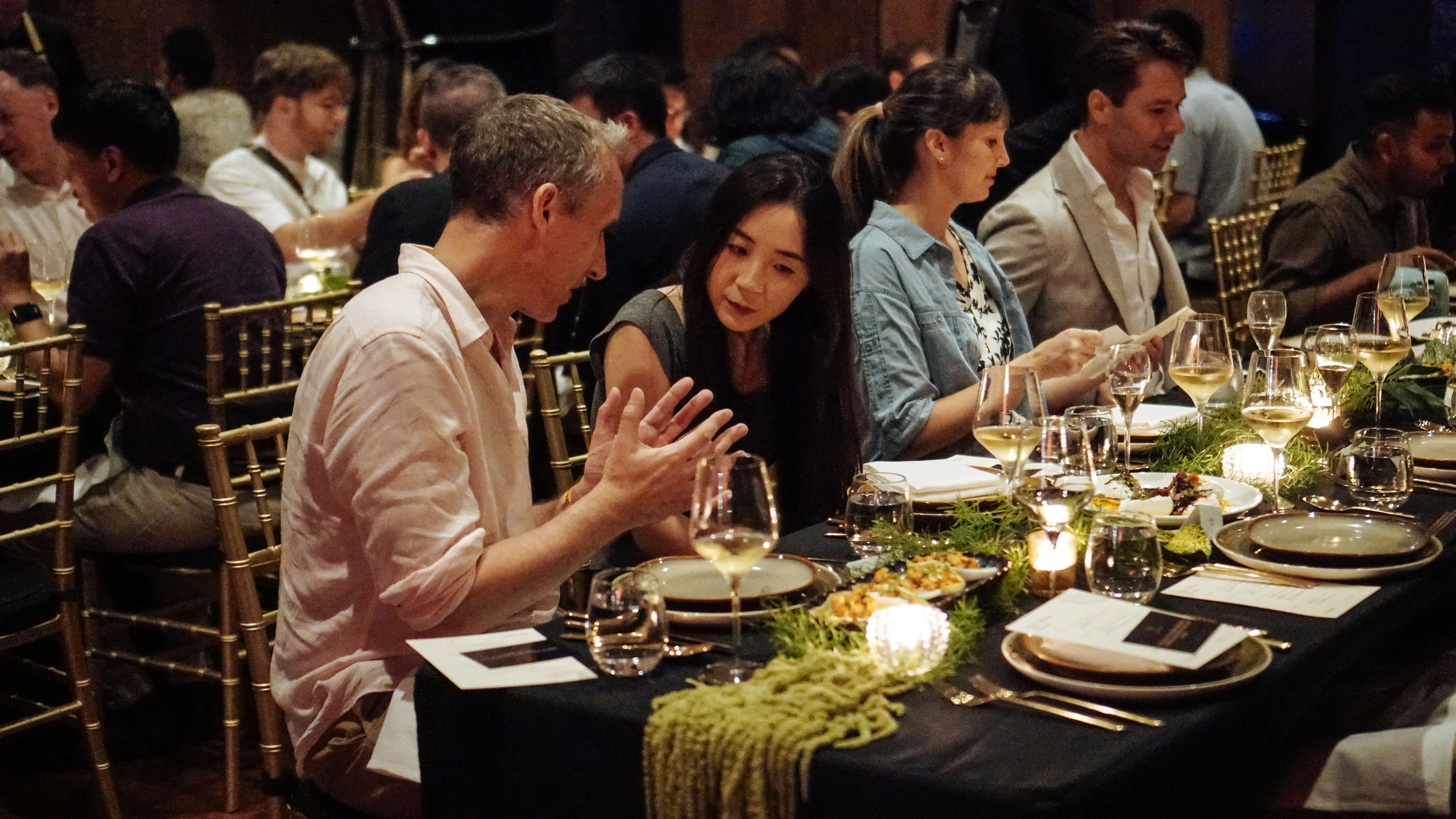 Guests at Peter’s Pax Silica dinners.