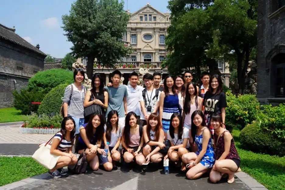 Lily with the first cohort of Austern International.