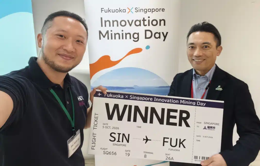 HeyMax recently won the finance track prize at Fukuoka × Singapore Innovation Mining Day 2026.