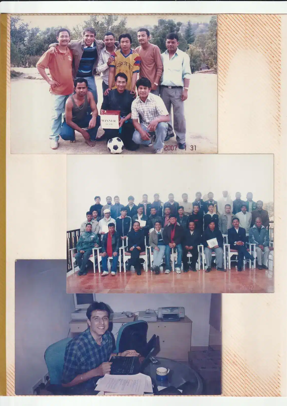 Nikhil in the early days of his career in Nepal.